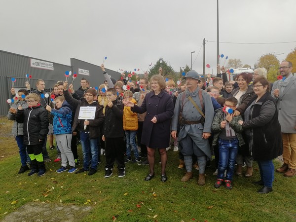 Participation des jeunes de l’IME, ITEP et SESSAD de Péronne à la commémoration 14-18